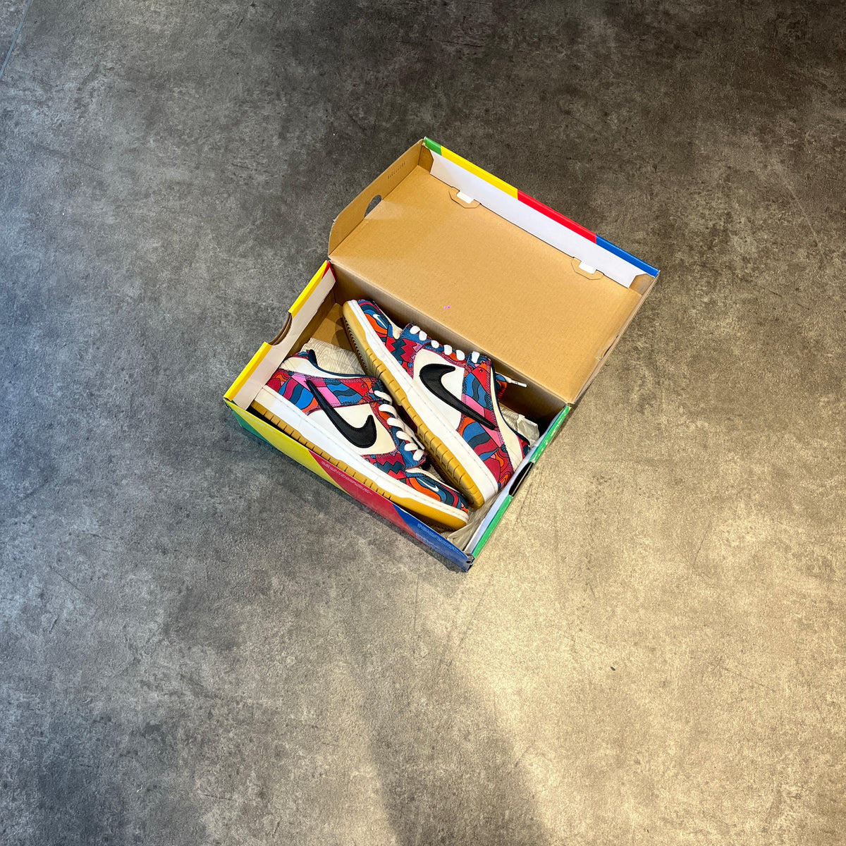 Nike SB Dunk Low Pro Parra Abstract Art (2021) Taglia 42.5 (Usata)