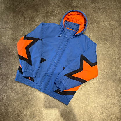 Supreme Stars Puffy Jacket Royal Taglia L (Usato)