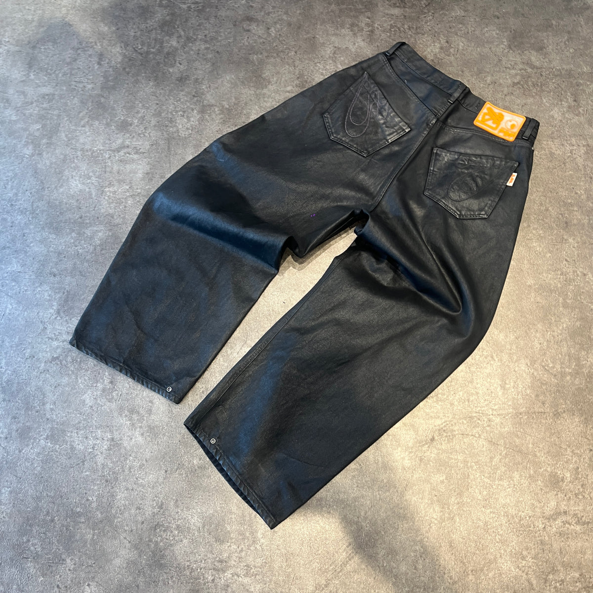 PDF Fat Angelo Jeans Satin Black Taglia 31 (Usato)