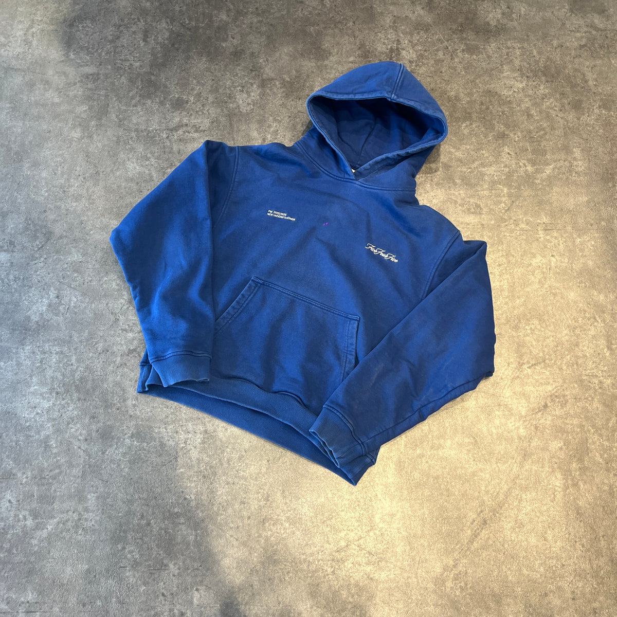 545 Hoodie Blue Navy Taglia M (Usato)