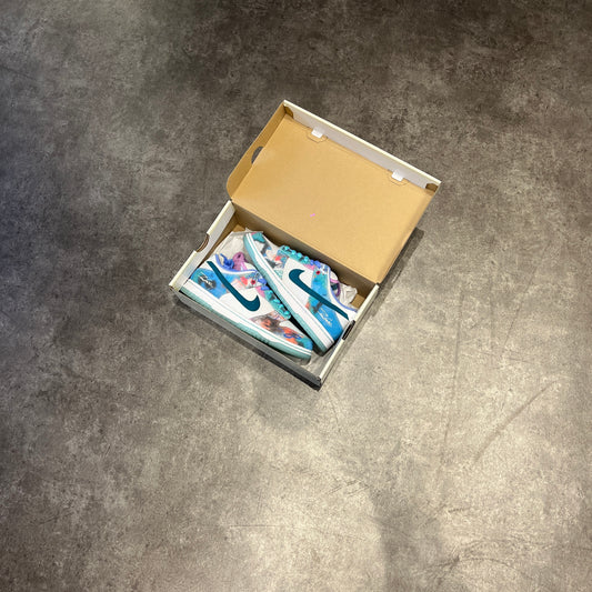 Nike SB Dunk Low Futura Laboratories Bleached Aqua nuove taglia 41