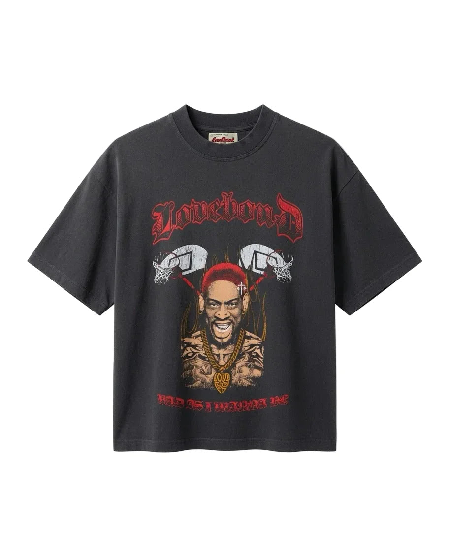 K.O.B. RODMAN GREY TEE