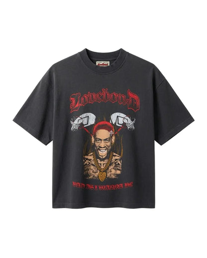 K.O.B. RODMAN GREY TEE