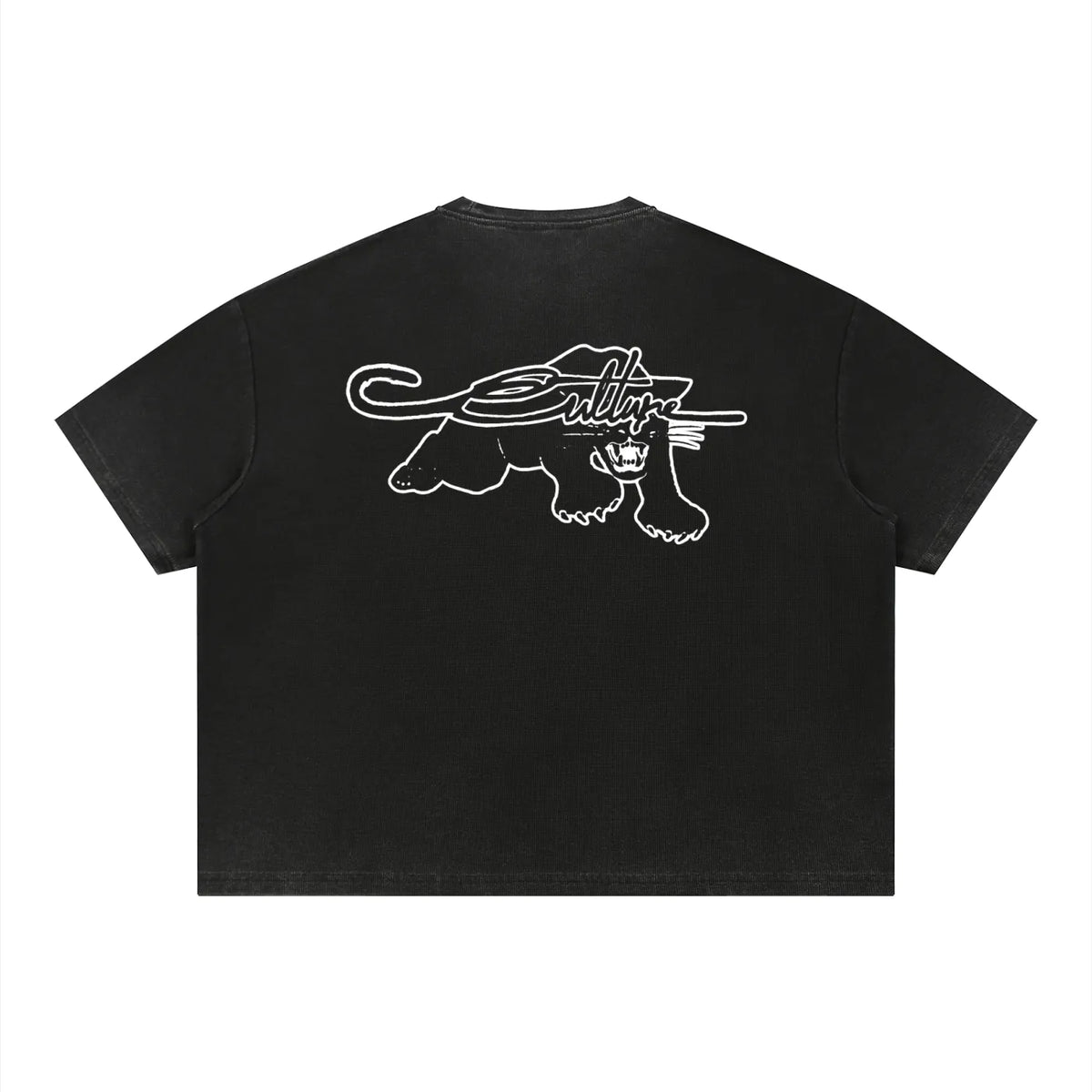 Culture Panther Waffle Tee Black - foto 1