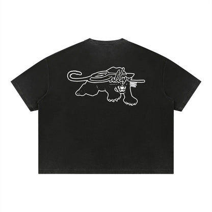 Culture Panther Waffle Tee Black - foto 1