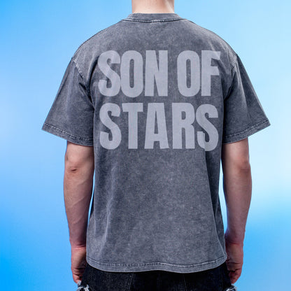 Son of Stars Dark Gray Washed T-Shirt