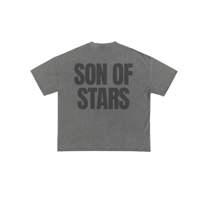 Son of Stars Light Gray Washed T-Shirt