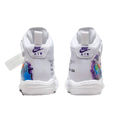 Nike Air Force 1 Mid Off-White Graffiti White