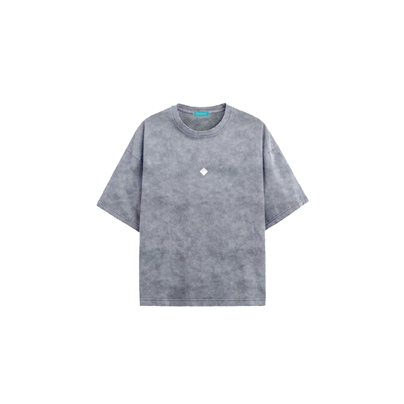 Trousers Distressed Stone Washed T-Shirt Light Grey