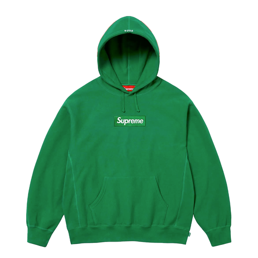 Supreme Hoodie Box Logo 2024 Green